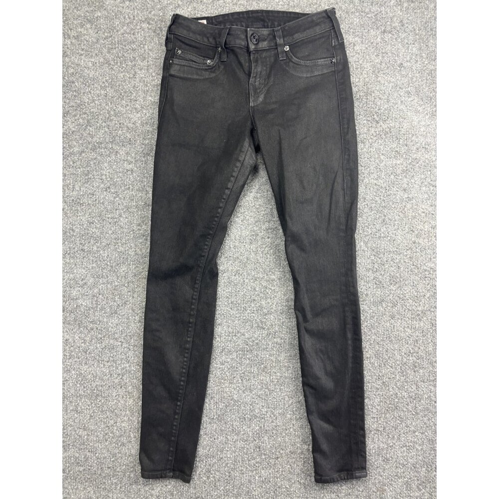 True Religion Jeans Womens 27 Skinny S28131 Stretch Made USA Denim Pants